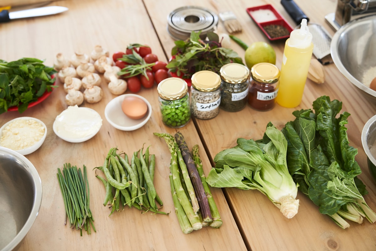 Légumineuses cuites avec herbes fraîches